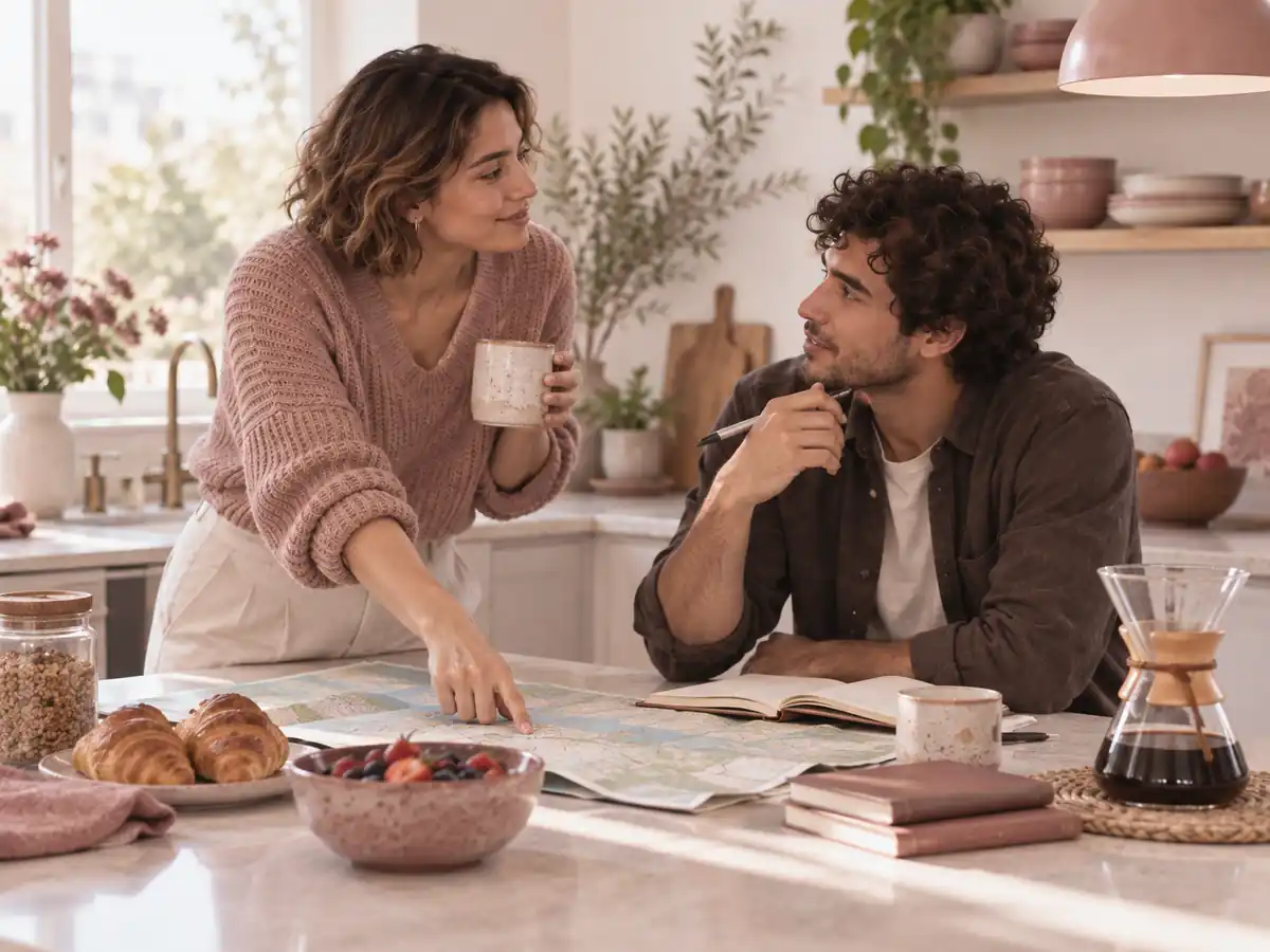 سوال برای شناخت بیشتر پارتنر هنگام برنامهریزی و صحبت دونفره کنار قهوه