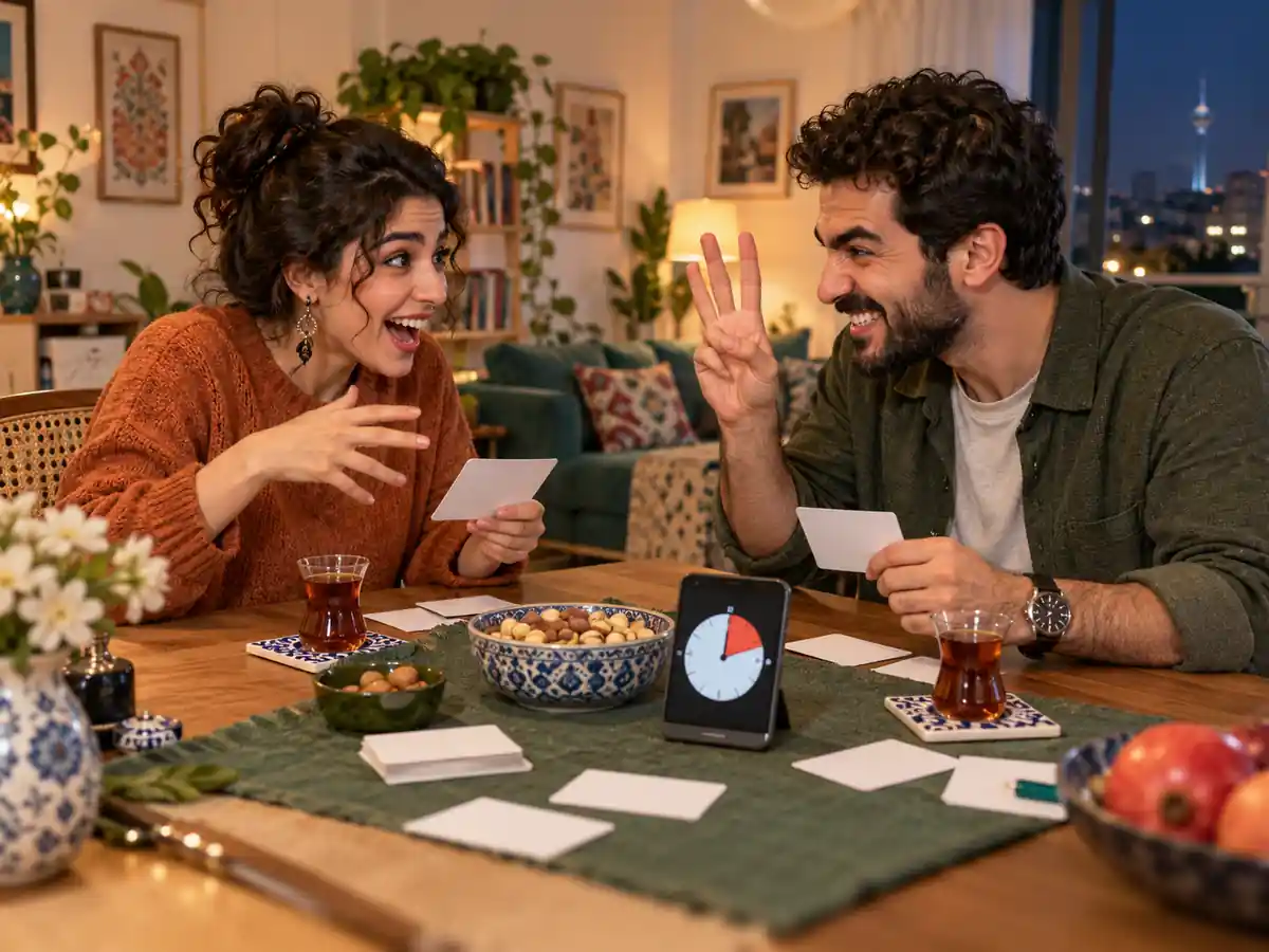 سرگرمی با پارتنر در یک شب بازی صمیمی و پرانرژی دونفره
