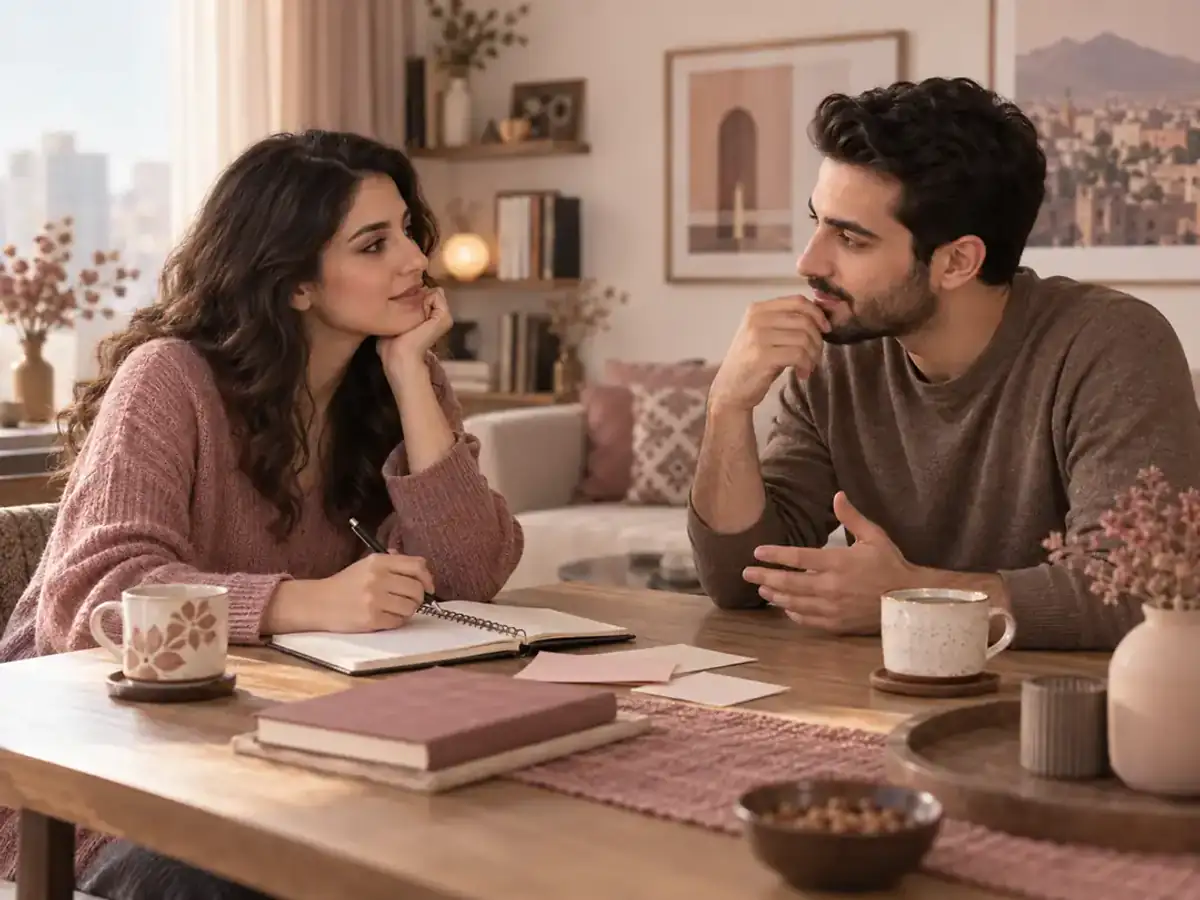 سوال قبل از ازدواج در گفت‌وگوی آرام یک زوج پیش از تصمیم